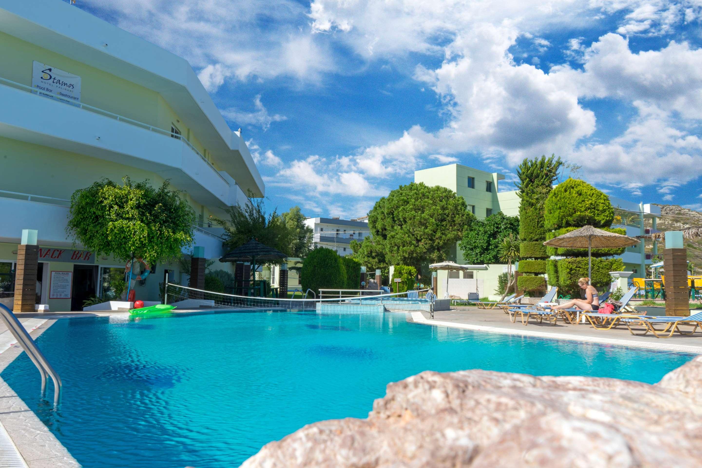 Stamos Hotel Faliraki Esterno foto
