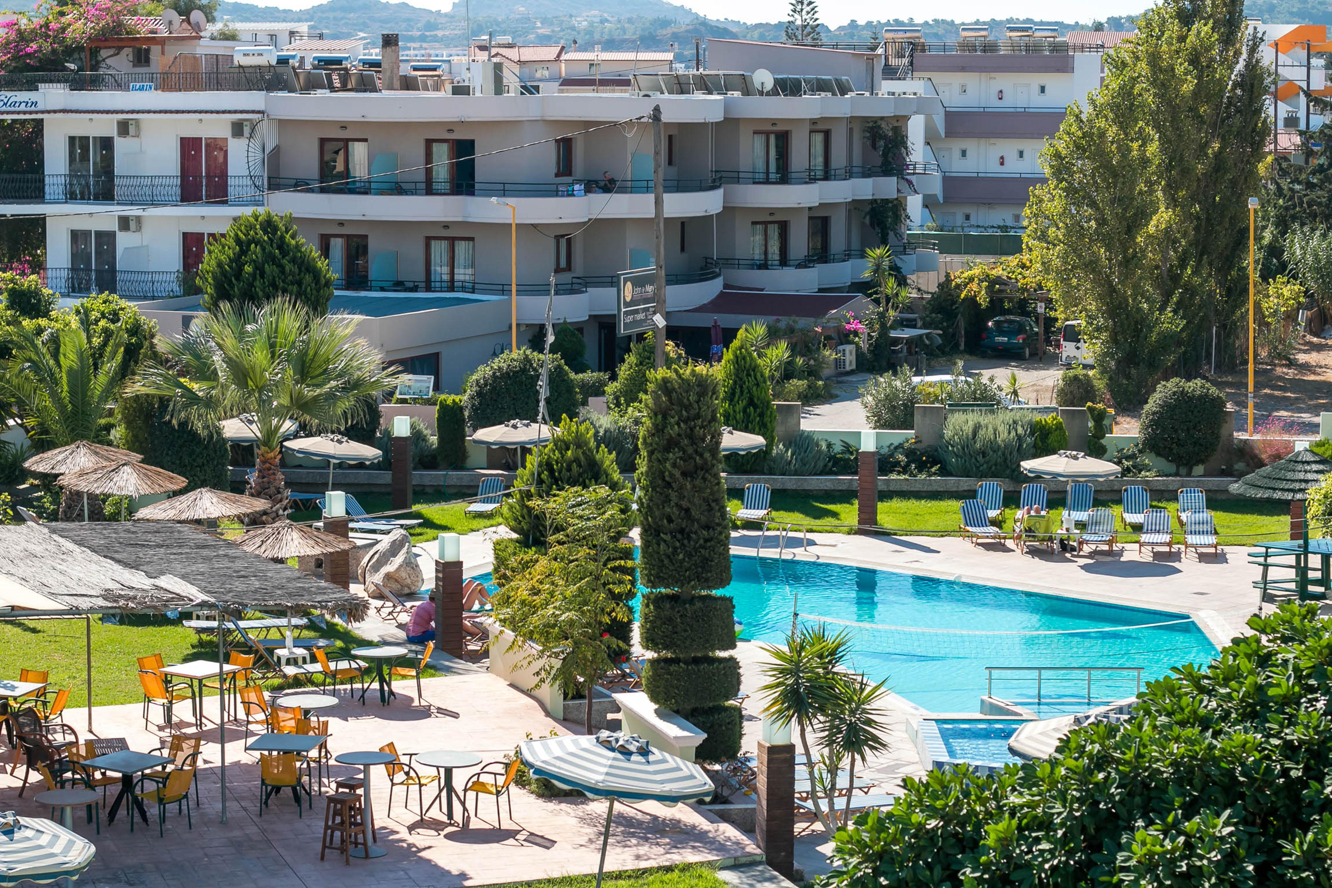 Stamos Hotel Faliraki Esterno foto